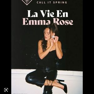 Emma Rose Leger x Call It Spring Lace Up Heels